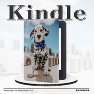 圍巾斑點狗適用kindle7/8代電子書保護套5代oasis2/3防摔帶休眠