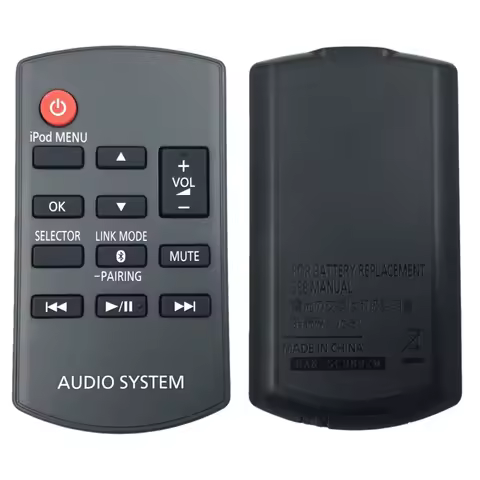 Original Remote Control RAK-SC989ZM For Panasonic Audio Sound System Dock SC-HC05 SA-HC05