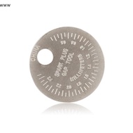ooo Measurement Coin-Type 0.6-2.4mm Range Spark Plug Gage SparkPlug Gap Gauge Tool uuu