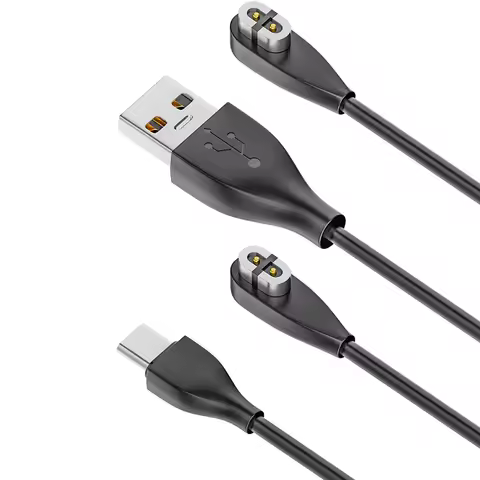 Magnetic Charging Cable USB/Type-C Charger Cord for Aftershokz Aeropex AS800 for Shokz OpenRun Pro/O