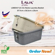 LDB3347-24 Clo-Nesto Laundry Basket - Lava