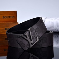 Men's belt classic chessboard presbyopic belt star same Type L belt student social boy belt