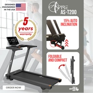 Aspire AS-T200 Treadmill w 5 Years Warranty (LED Console/ Bluetooth/ 2.5 CHP DC Motor/ 15% Inclinati