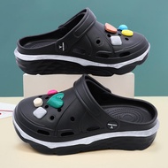 SIMWOOD Sandal Baim Wanita Wedges Sandal Jelly Wanita Sandal Fuji Sandal Selop Wanita Sol Tebal