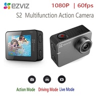 EZVIZ S2 2 in 1 Action Camera + Dash Camera 1080p bluetooth full HD wide 60fps 8MP5