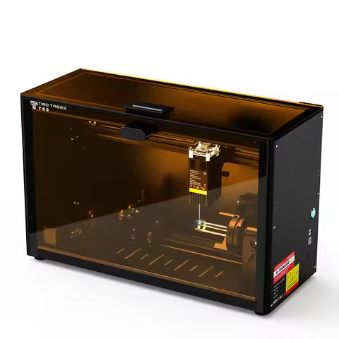 Twotrees TS5-7W Laser Engraver For DIY Of Cups Desktop Laser Engraving Machine 4-in-1 Rotary Wood CN