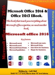 Microsoft office 2016 &amp; 2013 ebook Lalit Kumar Mali