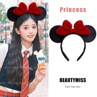 2024 Headband Red Headwear Princess Hairpin Headband Suitable for Disney Disney Photo Hair Accessori
