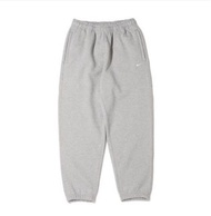 NikeLab NRG solo swoosh fleece pants / 灰色棉褲 L號