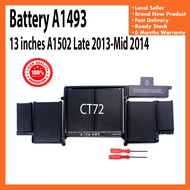 Battery A1493 For A1502 13 inches Late 2013-Mid 2014 Free Screwdriver
