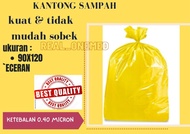 kantong plastik sampah kuning 40x60 50x75 60x100 90x120 eceran - eceran 50x75x40