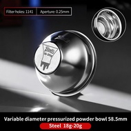 BINCOO Coffee Portafilter Basket Bottomless Portafilter Bowl Precision Pressure‑Boost Basket for Esp