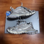 Balenciaga正品3XL巴黎世家做舊老爹鞋 淺米色 39碼