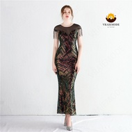 Sequin Evening Dress Trumpet/Mermaid Party Gown Off-the-Shoulder Evening Gown Elegant Formal Dress