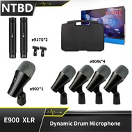 NTBD Micrô Trống Tom E900-xlr Snare E902S E904S E917S Nhạc Cụ Gõ Mic Động Có Giá Đỡ Atand Tay
