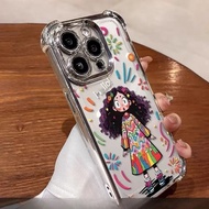 casing Honor X5B X5B Plus X6A X6B X6C X7A X7B Four corner silicone colored clothing girl's phone cas