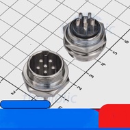 GX20-6P 6-Pin Straight Male Round Connector 5A 150V IC2 Components