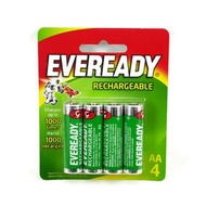 Eveready Rechargeable Batteries 4s AA 1300mAH (100% Genuine)