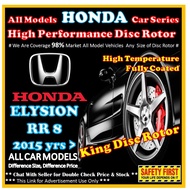 HONDA ELYSION RR8 Disc Rotor Drilled Slotted / Pemutar Cakera Berprestasi Tinggi