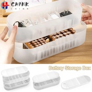 CHINK AA AAA  Cover Holder, Hard Plastic Container Battery Storage Box,  Batteries Rechargeable Accessories Organize Storage Box Battery Keeper