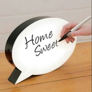 [MYLIGHT.ID] A4 Bubble Led Box | Dialogue Bubble Handwriting | A4 Letter Box | Light Box