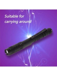 Linterna De Mano Portátil Led Con Luz Púrpura Con Batería Para Identificación De Joyas (requiere 1 Pila Aaa)