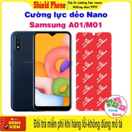 Toughened flexible phone screen protector for Samsung A01/M01