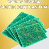 HIJAU Green Sandpaper Sponge 7447 Green Variant3m