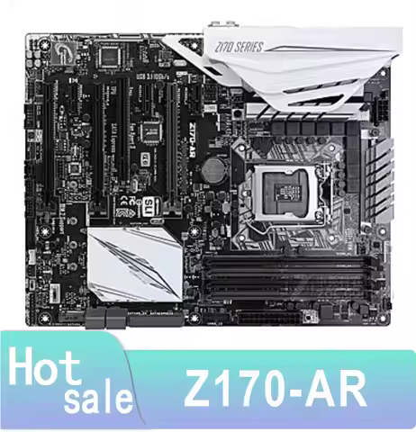 Z170-AR Used Z170 Z170M DDR4 LGA 1151 i7/i5/i3 USB3.0 SATA3 100% Testing normal operation ok