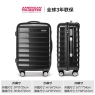 กระเป๋าเดินทาง Samsonite American Tourister ทนทาน 20/25/28 นิ้ว กระเป๋าเดินทางแบบมีล้อสำหรับผู้ชายแล