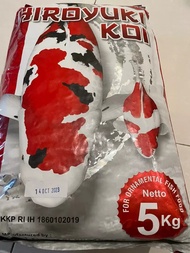 PAKAN IKAN KOI HIRO YUKI SUPER BULKY & COLOR MAX 5KG – SIZE S 2MM M 5MM L 8MM