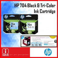 Original HP 704 Black Single / Tri-Colour Single Ink Cartridge