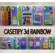 [ SAMSUNG A14 4G 5G / A34 5G / A54 5G / S23 Ultra ] CASETIFY 3D RAINBOW / CORAK TIFY CASE / PICTURED