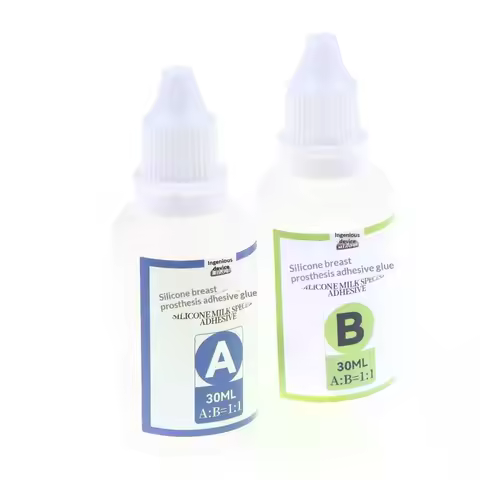 2Pcs AB Glue Breast Form Adhesive Silicone Breast Glue Water Stick To Skin Special Crossdresser