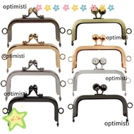 OPTIMISTI Purse Clasp Frame, Metal Vintage Purse Frame Kiss Clasp, Bag Making Purse Frame DIY Craft