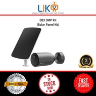 EZVIZ EB3 Smart Home Battery Camera Kit Solar Panel (2K, color night vision, rechargeable battery)