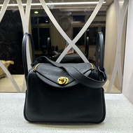 HERMES LINDY26 89 NOIR 愛馬仕Lindy 26黑金