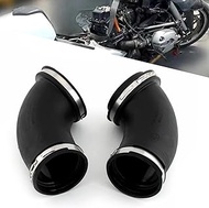 2Pcs Motorcycle Engine Air Intake Manifold Hose Tube Compatible with BMW R1200R 2006-2014 R1200RT 20