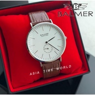 BALMER | 8133G SS-1 Classic Men's Watch Sapphire Crystal Glass Brown Genuine Leather strap [ORIGINAL]