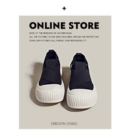 Thick-Soled Women's Shoes Thick-Soled Canvas Shoes Height-Increasing Shoes Women White Shoes Women 2