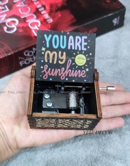 Hộp Nhạc Mini Happy Birthday You Are My Sunshine