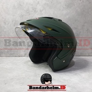 Helm Dewasa Ukuran JUMBO XXL Hijau Army