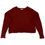 Red sweater earth music & ecology