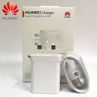 Huawei Original 40W Max UK Supercharge Fast Charger Travel Wall Adapter With 5A Quick Charging Type-C Cable for Huawei P30 P40 Nova 5 Pro Mate 30 20