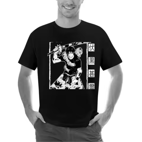 Jujutsu Kaisen Toji Fushiguro Tshirt Toji with sword Megumi Brother Satoru Gojo Jujutsu Kaisen Tee A