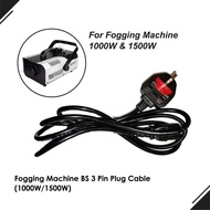 [FOGGING MACHINE SPARE PARTS] Fogging Machine BS 3 Pin Plug Cable (1000W/1500W)