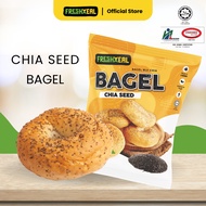 [Halal] FreshXeal Premium Frozen Bagel (4pcs) [Plain, Chia Seed,Wholemeal,Cranberry] Ready To Eat ,C