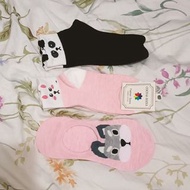超可愛襪子 學生襪 隱形襪 一雙45 愛迪達翻玩 白底愛心  漢堡 粉色狗狗 粉色兔 黑底兔 漢堡 熊貓 #吃土2