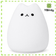 YRBWDYZDH LED Night Light, Cat 7 Colors Night Lamp, Cute Tap Control Battery Powered Breathing Mode 