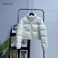 North Face Kendou Down Jacket for Women 700 White Duck Down 84 High-waisted Short Down Jacket Coat